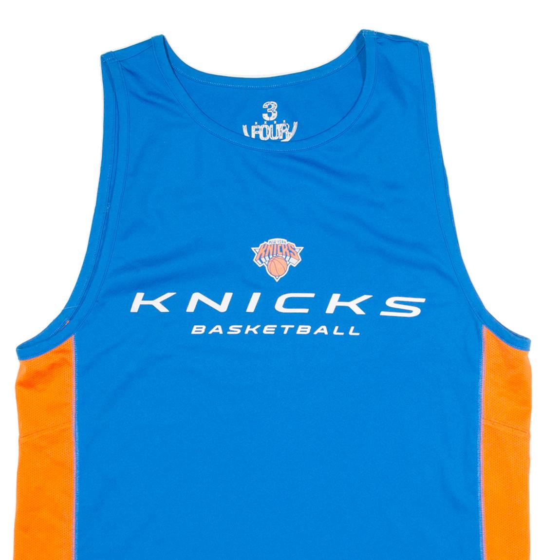 KNICKS BASKETBALL Mens Jersey Blue Sleeveless M