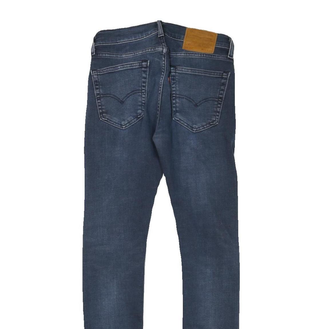 LEVI'S 519 Mens Slim Blue Denim Raw Zip Jeans W26 L30 Stylish Stretch Fit