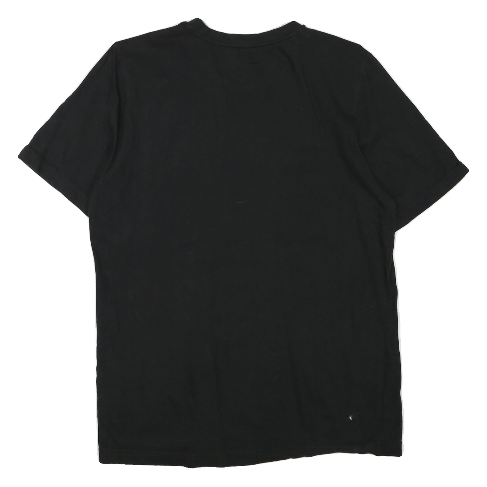 ADIDAS Mens Black Graphic T-Shirt S Short Sleeve Crew Neck Cotton Blend