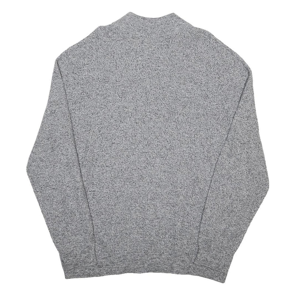 CHAPS Mens Grey Pullover Plain Crew Neck Basic Knit XL Cotton Blend Casual