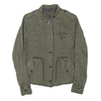 MARC O'POLO Womens Green Cotton Blend Button Jacket S Casual Lightweight