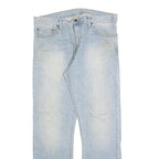 CARHARTT Mens Jeans Blue Regular Straight Denim Light W37 L32 Casual Workwear