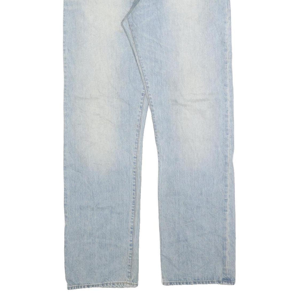 CARHARTT Mens Jeans Blue Regular Straight Denim Light W37 L32 Casual Workwear