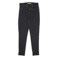 LEVI'S Big E Womens Jeans Black Slim Skinny Denim W27 L28 Iconic Stitch