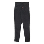 LEVI'S Big E Womens Jeans Black Slim Skinny Denim W27 L28 Iconic Stitch