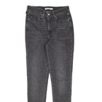 LEVI'S 721 High Rise Womens Jeans Grey Slim Skinny W27 L30