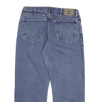 WRANGLER Mens Regular Blue Denim Jeans Cotton Blend W34 L29 Classic Zip Closure