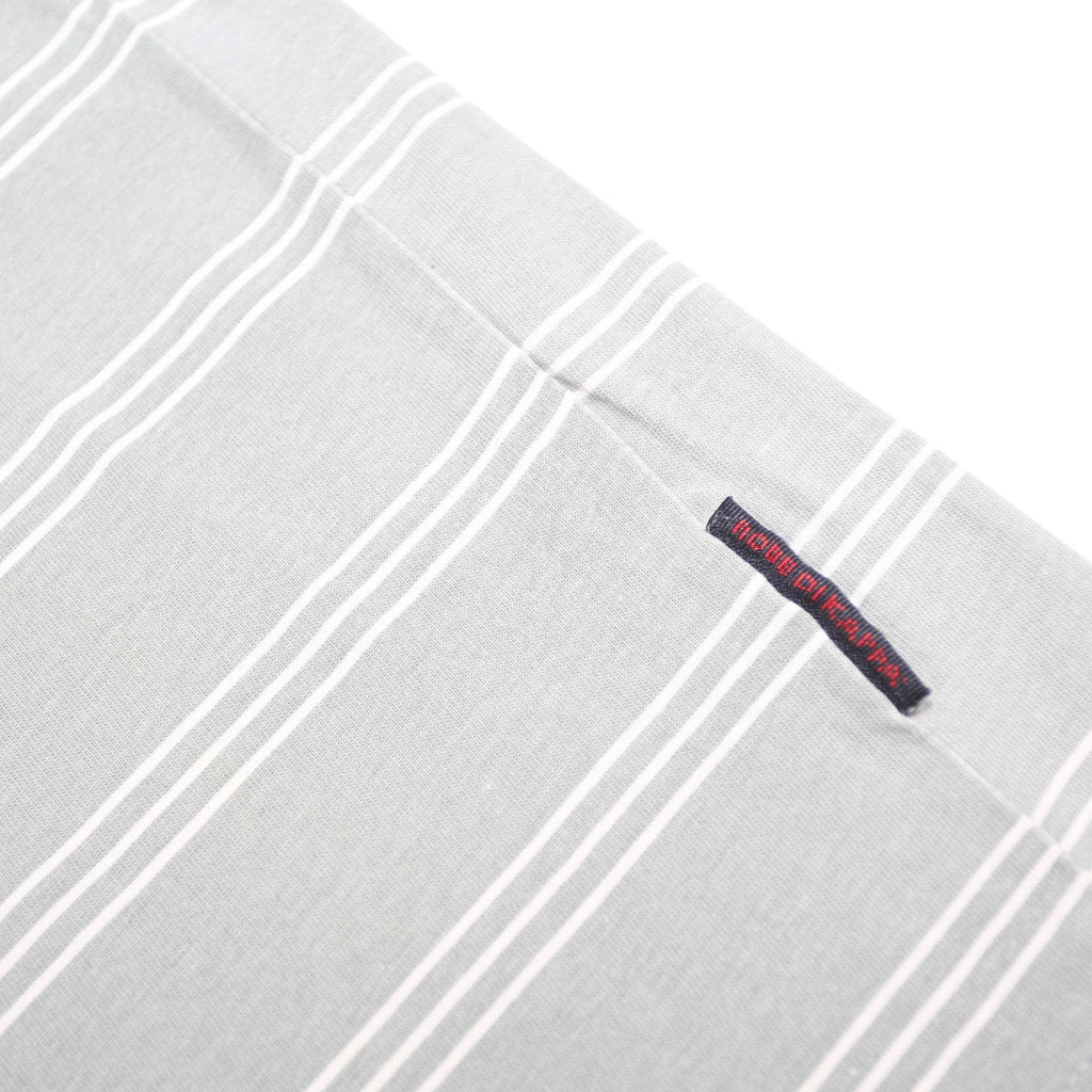 KAPPA Mens Grey & White Striped Short Sleeve Polo Shirt XL Casual Cotton