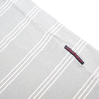 KAPPA Mens Grey & White Striped Short Sleeve Polo Shirt XL Casual Cotton