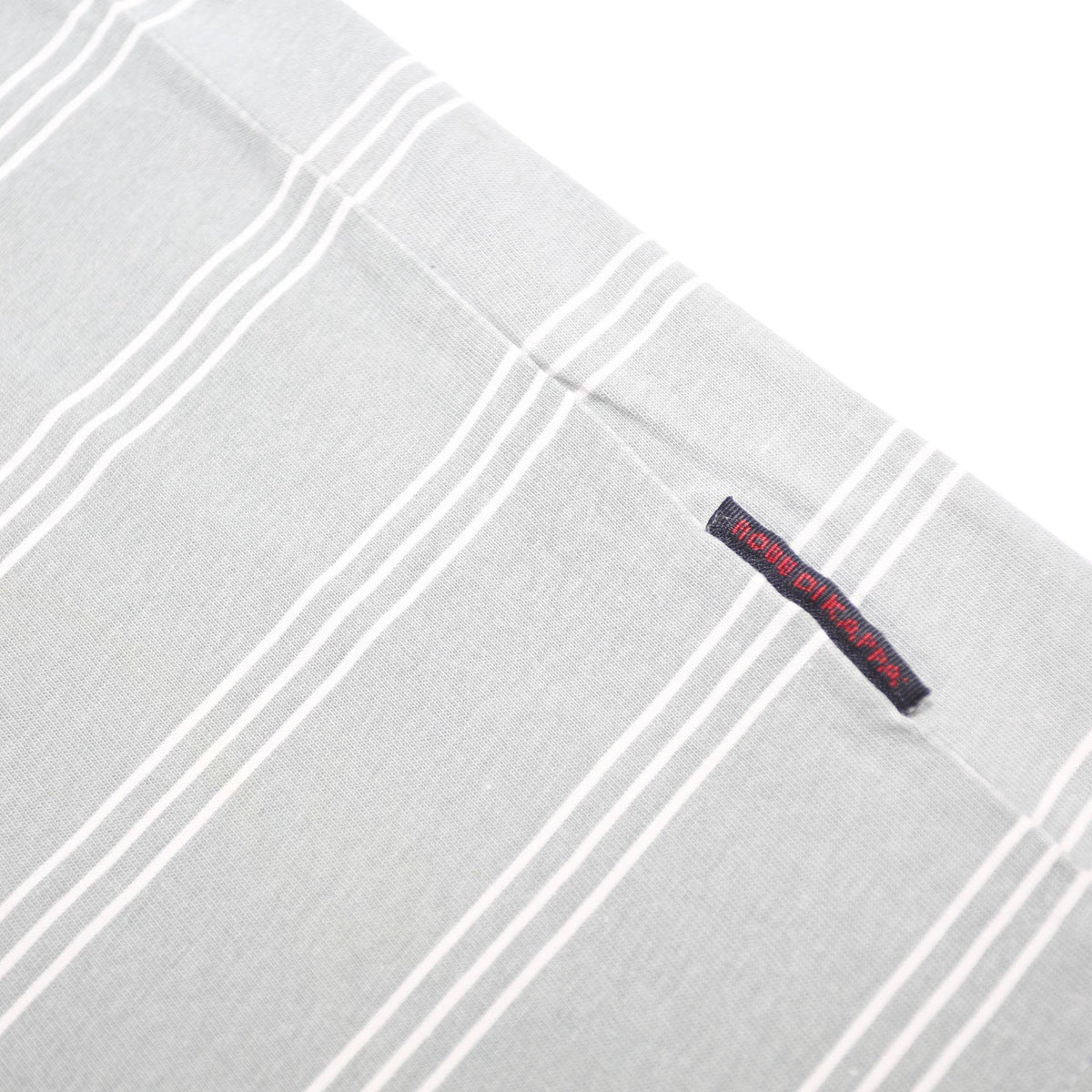 KAPPA Mens Grey & White Striped Short Sleeve Polo Shirt XL Casual Cotton