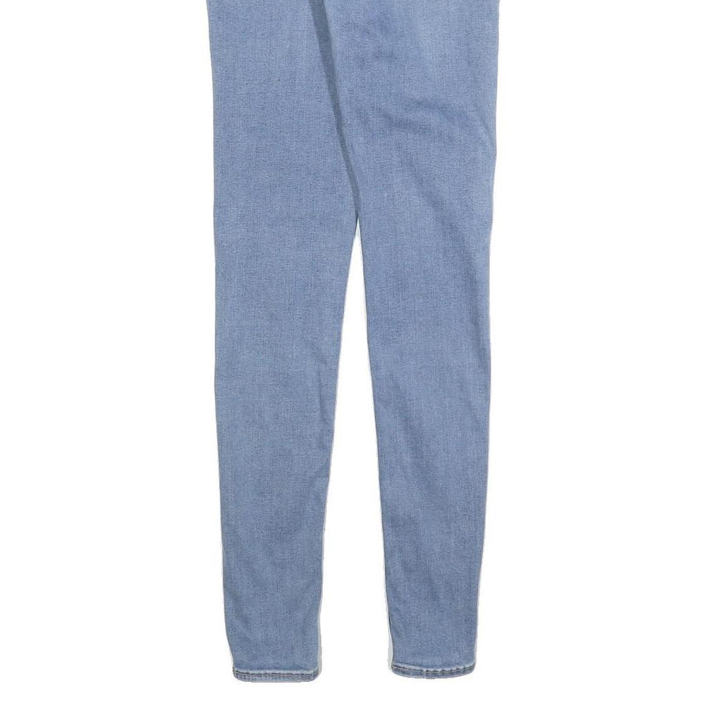 LEVI'S Womens Jeans Blue Slim Skinny Denim Light W27 L32 710 Cotton Blend Zip