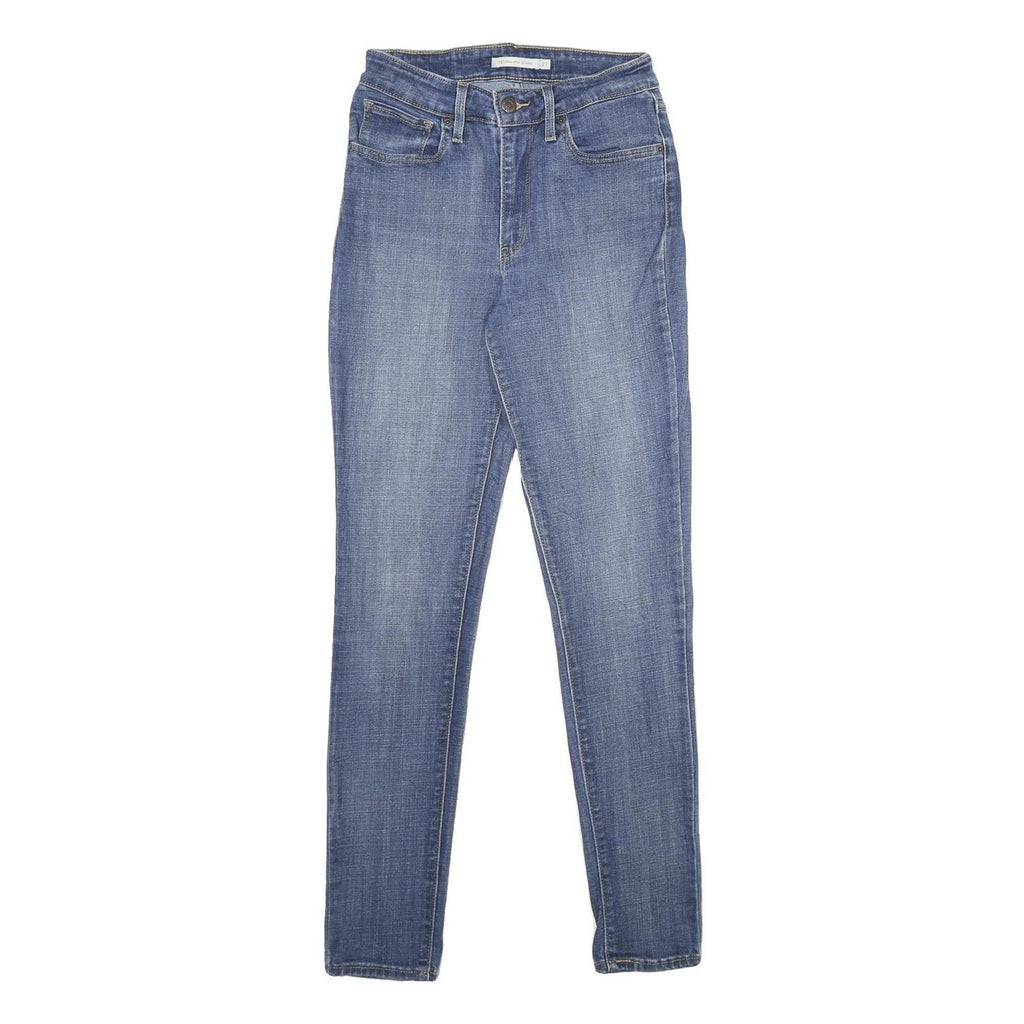 LEVI'S 721 High Rise Skinny Womens Jeans Blue Slim Skinny Denim Medium W27 L30