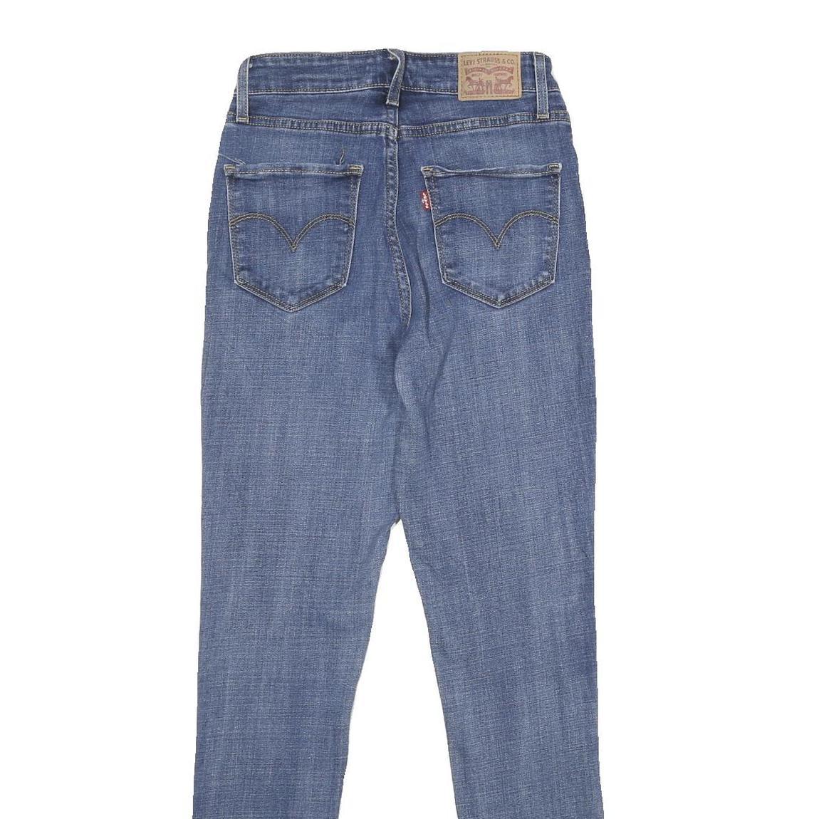 LEVI'S 721 High Rise Skinny Womens Jeans Blue Slim Skinny Denim Medium W27 L30