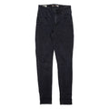 LEVI'S 721 High Rise Womens Jeans Black Slim Skinny W26 L30