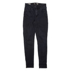 LEVI'S 721 High Rise Womens Jeans Black Slim Skinny W26 L30