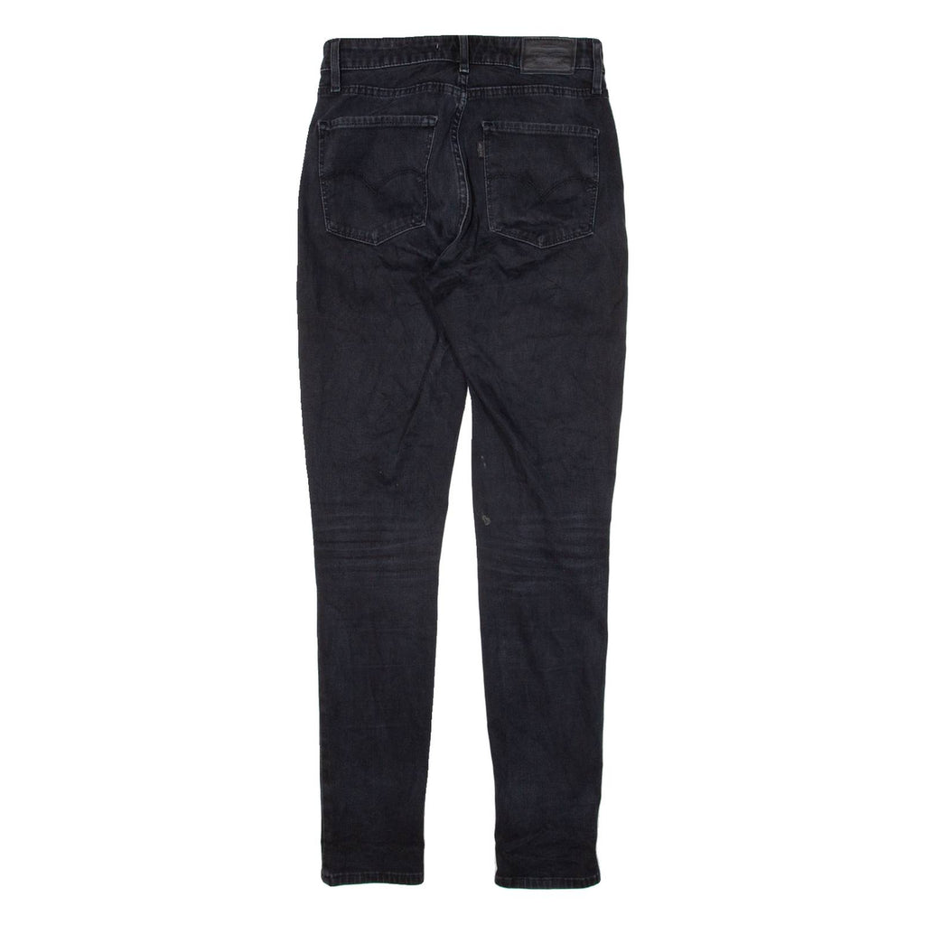 LEVI'S 721 High Rise Womens Jeans Black Slim Skinny W26 L30