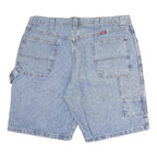 WRANGLER Mens Denim Blue Casual Shorts M W36 Relaxed Fit Utility Style