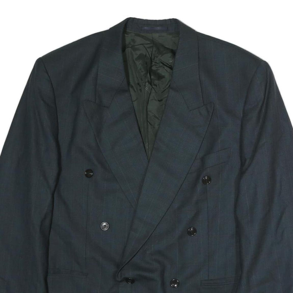 MCGREGOR Mens Blue 2XL Tailored Double Breasted Polyester Jacket Formal Classic