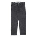 NAUTICA Mens Jeans Black Regular Straight Denim Medium W30 L32 Classic Fit Zip