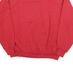 TULTEX Womens Red Sweatshirt Crew Neck 2XL Cotton Blend Comfortable Casual