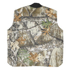 CARHARTT Mens Beige & Green Camouflage Quilted Jacket M Cotton Woven Sleeveless