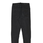 DIESEL Womens Black Slim Skinny Denim Jeans Cotton Blend W24 L28 Zip