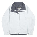 COLUMBIA Womens White & Grey Outdoor Jacket XL Nylon Zip Waterproof Breathable