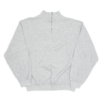 SWITCHER Mens Sweatshirt Grey 1/4 Zip L