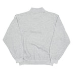 SWITCHER Mens Sweatshirt Grey 1/4 Zip L