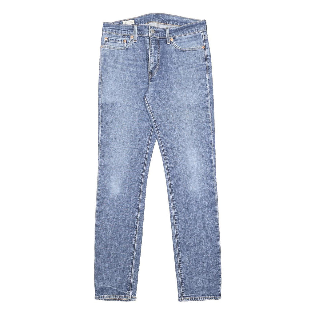LEVI'S 511 BIG E Mens Slim Jeans Blue Denim W30 L32 Classic Cotton Blend Zip