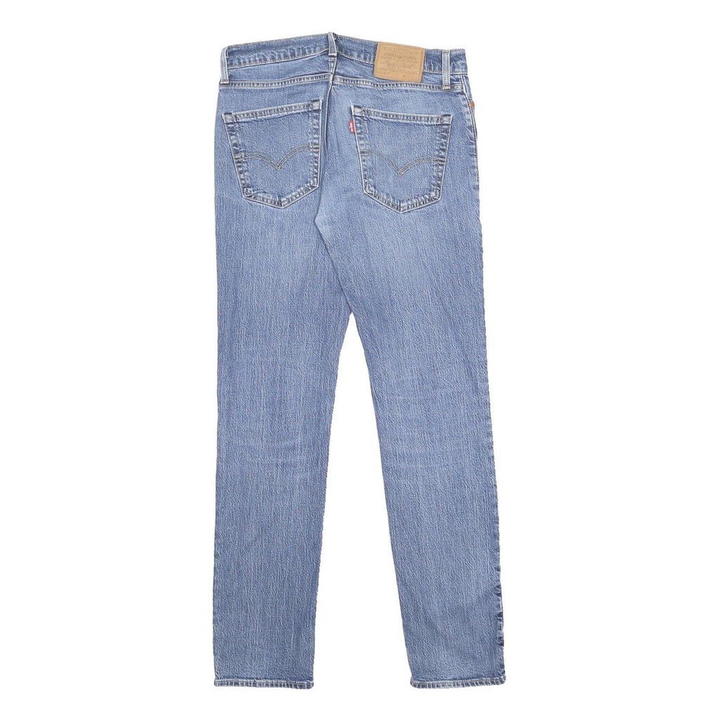 LEVI'S 511 BIG E Mens Slim Jeans Blue Denim W30 L32 Classic Cotton Blend Zip