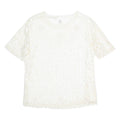 Womens Top Beige Floral M