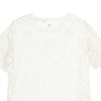 Womens Top Beige Floral M