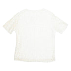 Womens Top Beige Floral M
