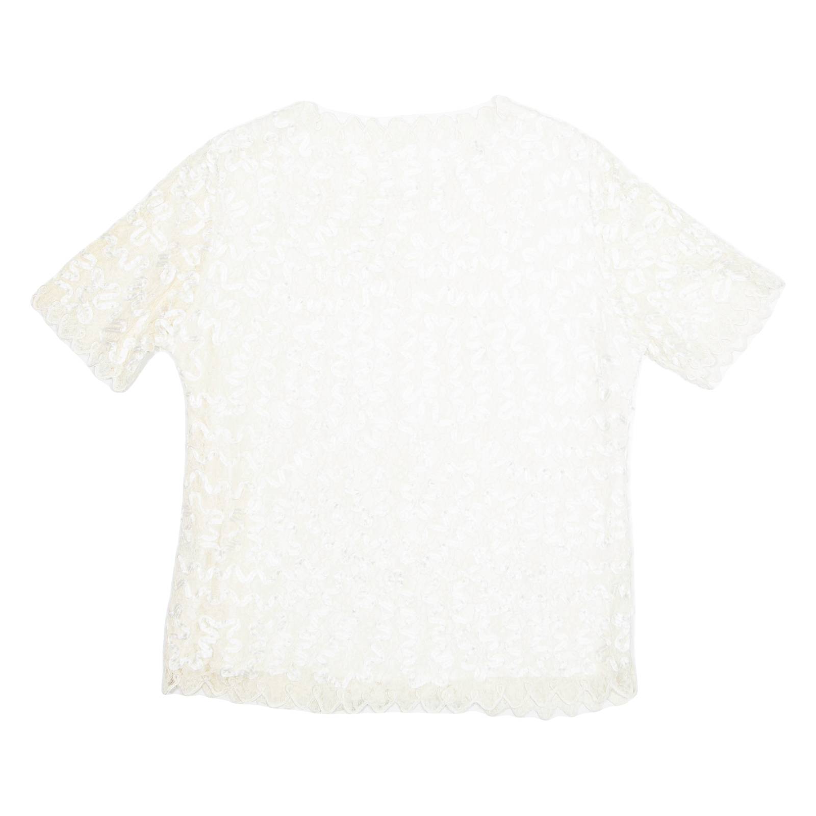 Womens Top Beige Floral M