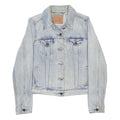 LEVI'S Womens Blue Denim Jacket S Cotton Classic Button Fastening Casual