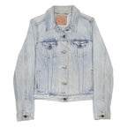 LEVI'S Womens Blue Denim Jacket S Cotton Classic Button Fastening Casual