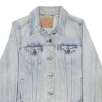 LEVI'S Womens Blue Denim Jacket S Cotton Classic Button Fastening Casual