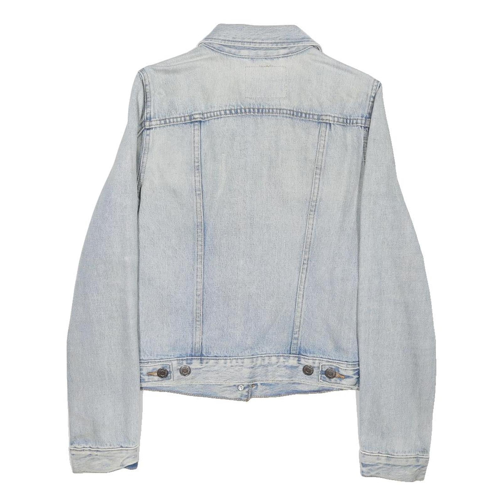 LEVI'S Womens Blue Denim Jacket S Cotton Classic Button Fastening Casual