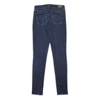 LEVI'S Womens Slim Blue Denim Slim Skinny Jeans W26 L32 Classic Cotton Blend Zip