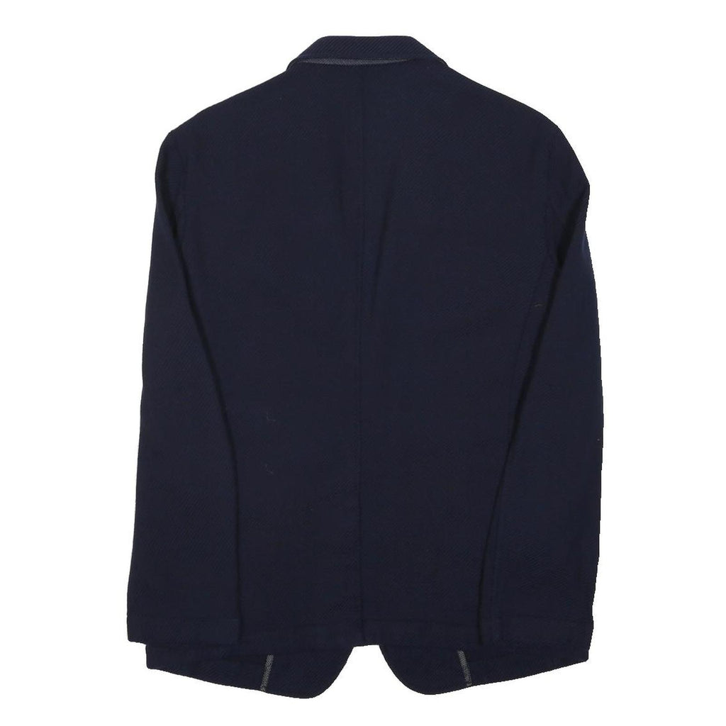 JOOP! Mens Blue Wool Blend Blazer Jacket L Classic Tailored Button Collar