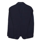JOOP! Mens Blue Wool Blend Blazer Jacket L Classic Tailored Button Collar