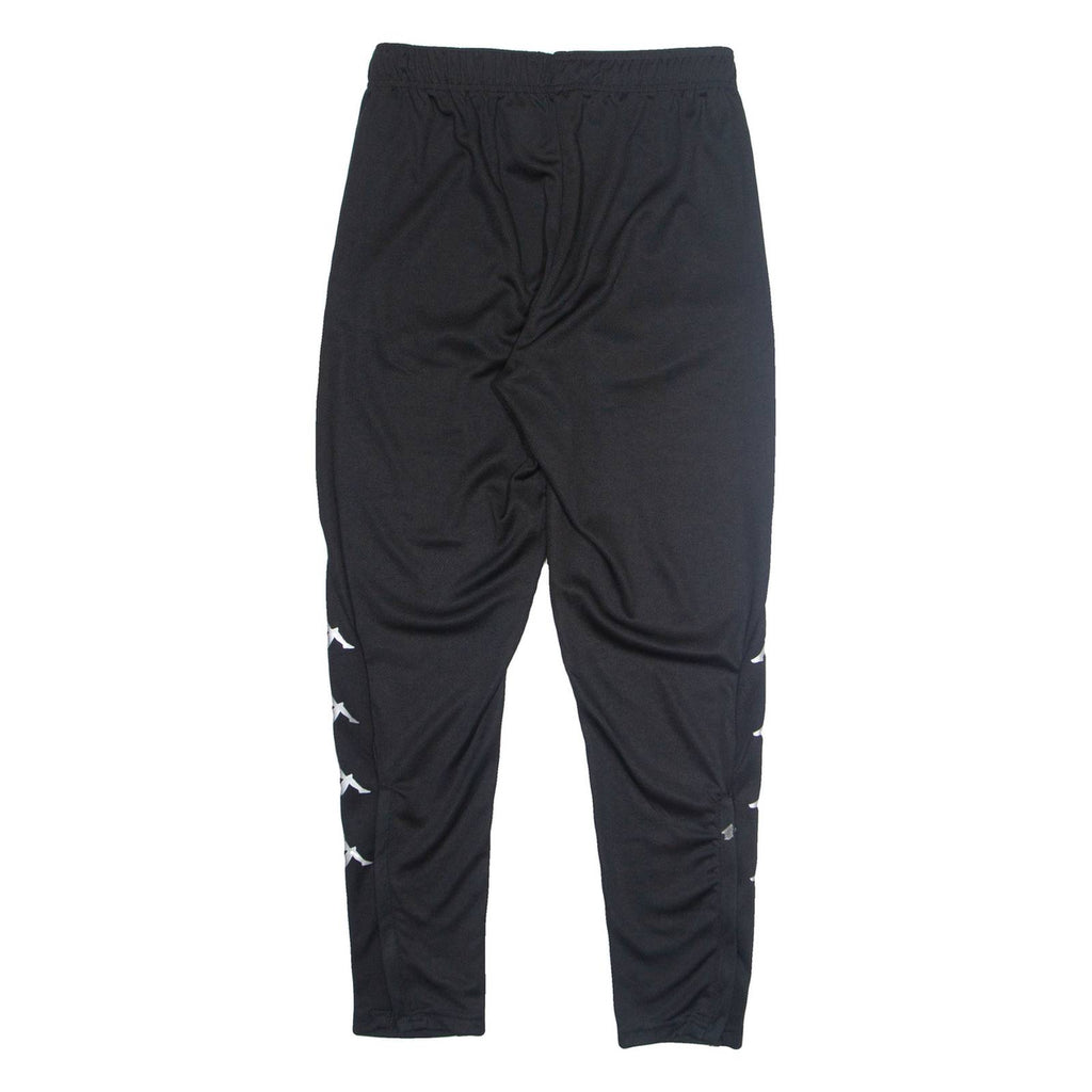 KAPPA Mens Track Pants Black Tapered M W28 L28