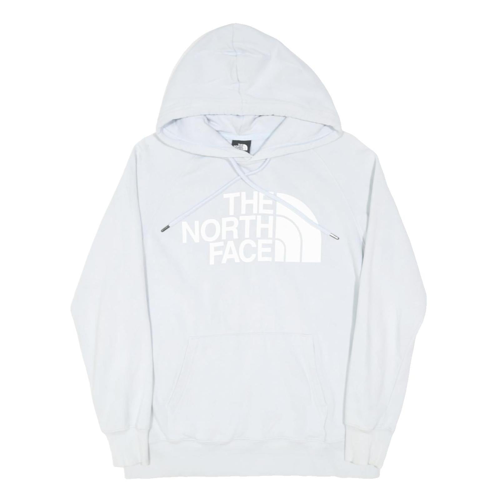 THE NORTH FACE Womens White Hoodie S Cotton Blend Pullover Casual Outdoor