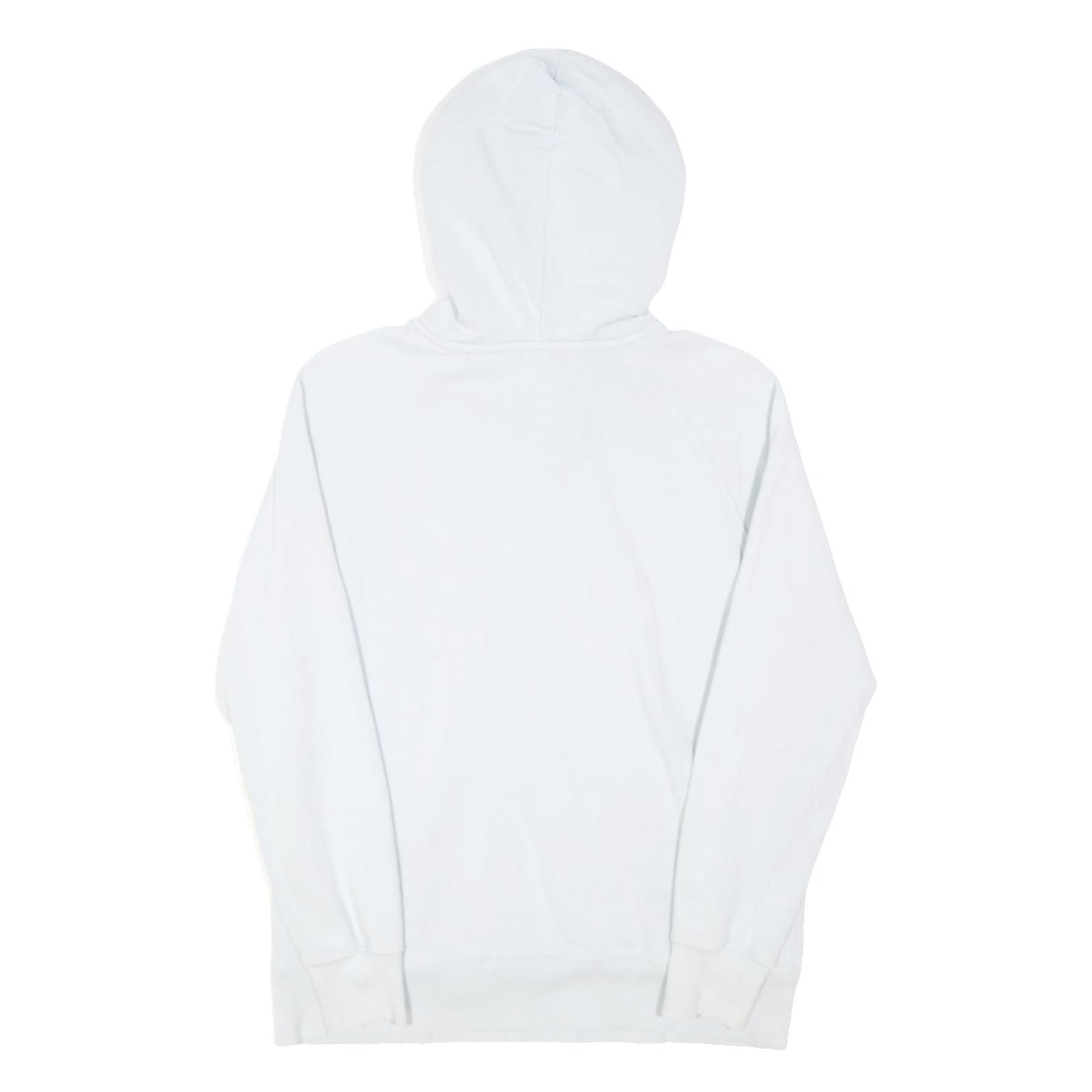 THE NORTH FACE Womens White Hoodie S Cotton Blend Pullover Casual Outdoor