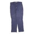 CARHARTT Mens Relaxed Fit Blue Cotton Blend Trousers W34 L32 Cargo Workwear