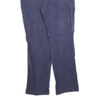 CARHARTT Mens Relaxed Fit Blue Cotton Blend Trousers W34 L32 Cargo Workwear