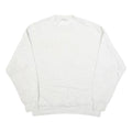 PRO SPIRIT Mens White Crew Neck L Cotton Blend Casual Sweatshirt Pullover