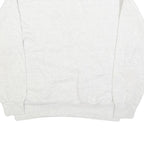 PRO SPIRIT Mens White Crew Neck L Cotton Blend Casual Sweatshirt Pullover