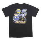 GILDAN Mens Black Austin Herzog Graphic T-Shirt M Short Sleeve Crew Neck Car